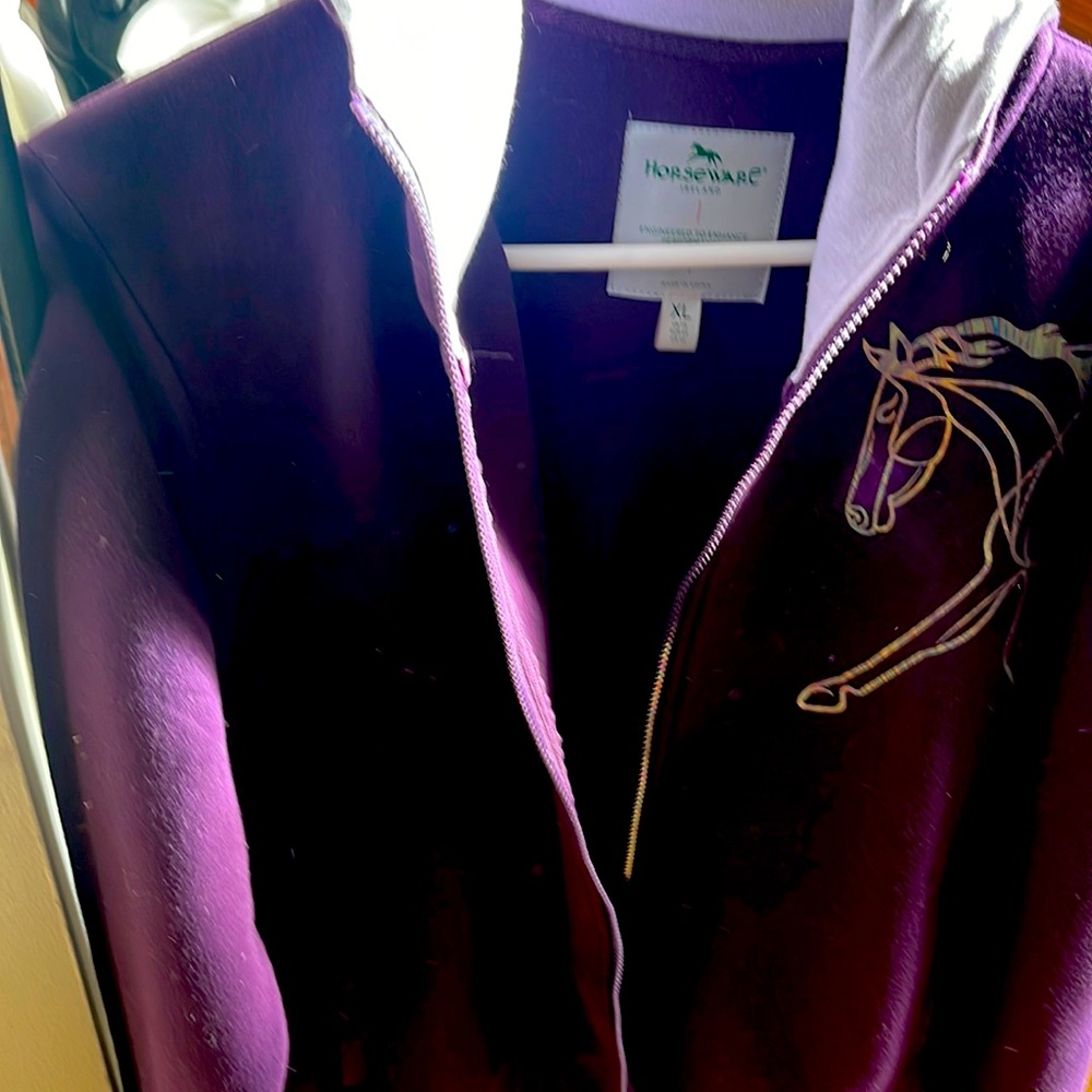 Horse ware Purple Hoodie